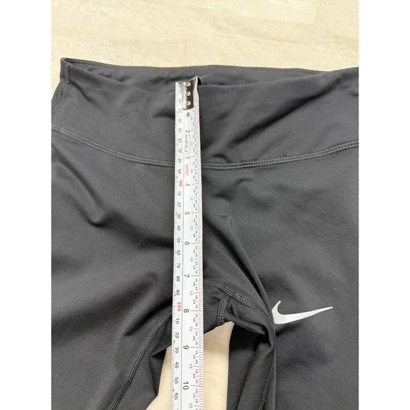 Nike Dri Fit Black Athletic Running Leggings Women XS Back Zip Pocket - Picture 5 of 9